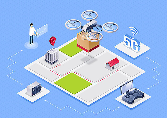 남자 하늘색 지도 일러스트 정보기술 한명 사람 성인 배송 택배 IT산업 아이소메트릭 드론 성인남자한명만 4차산업 액션캠 5G 모빌리티 국내일러스트 AI파일 1 산업 교통수단 기술 IT 파란색 카메라 운송업 남자한명만 성인남자만 파일형식 벡터