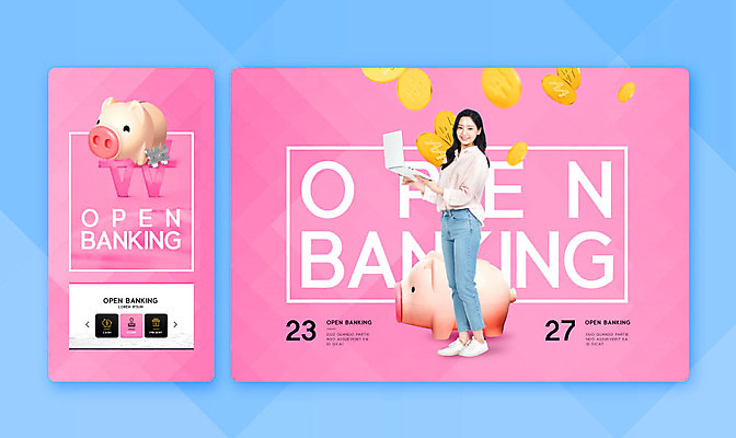 PSD 편집이미지 여자 분홍색 한명 웃음 들기 사람 20대 성인 노트북 동전 한국인 돼지저금통 어플리케이션 서비스 편리함 성인여자한명만 카피스페이스 오픈뱅킹 이미지편집 1 컬러 컨셉 돈 모션 표정 동양인 청년 전자제품 공백 저금통 뱅킹 여자한명만 성인여자만 파일형식