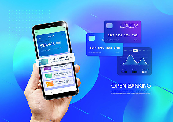 PSD 편집이미지 손 한손 들기 사람 신체부위 파란색 스마트폰 신용카드 결제 편리함 모바일뱅킹 스마트페이 오픈뱅킹 이미지편집 컬러 컨셉 모션 금융 핸드폰 스마트기기 스마트 뱅킹 파일형식