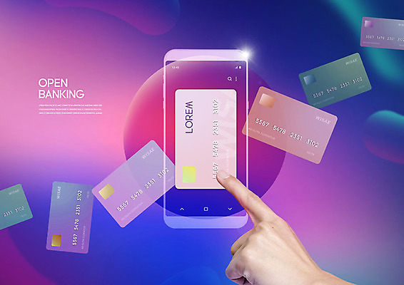 PSD 편집이미지 손 한손 사람 신체부위 스마트폰 컬러풀 터치 신용카드 편리함 뱅킹 체크카드 카피스페이스 스마트페이 오픈뱅킹 이미지편집 컬러 컨셉 금융 핸드폰 스마트기기 공백 스마트 결제 파일형식