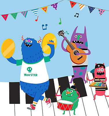 캐릭터 교육 연주 일러스트 학교 상상 사람없음 스쿨라이프 기타 피아노건반 피아노 북 즐거움 실로폰 연주회 심벌즈 가랜드 몬스터 에듀 에듀케이션 스쿨팩 국내일러스트 일러캐릭터 AI파일 라이프스타일 감정 음악 현악기 타악기 건반 건반악기 파티용품 음악회 파일형식 벡터