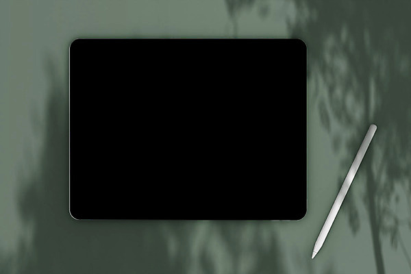 PSD 편집이미지 프레임 그림자 사람없음 초록색 스마트기기 태블릿 3D소스 3D 공간 흰색 입체 디지털합성 오브젝트 터치펜 목업 편집소스 편집3D 컬러 전자제품 펜 파일형식