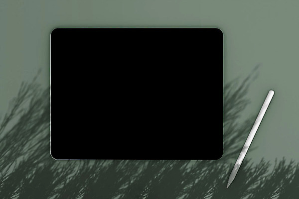 PSD 편집이미지 프레임 그림자 사람없음 초록색 스마트기기 태블릿 3D소스 3D 입체 디지털합성 오브젝트 터치펜 목업 편집소스 편집3D 컬러 전자제품 펜 파일형식