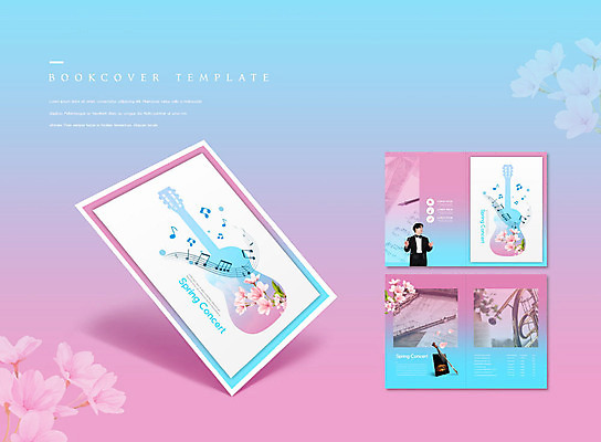 PSD 템플릿 표지디자인 북디자인 출판디자인 표지 남자 꽃 실루엣 ZIP 내지 악기 음악 리플렛 분홍색 북커버 음표 하늘 한명 사람 풍경 팜플렛 상반신 20대 성인 파란색 봄 한국인 벚꽃 기타 악보 지휘자 음악회 성인남자한명만 이미지템플릿 식물 1 기호 계절 컬러 현악기 문화예술 촬영기법 동양인 청년 공연 음악가 남자한명만 성인남자만 파일형식