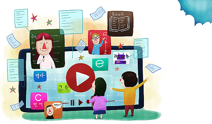 전신 PSD 학생 여자 교육 남자 어린이 인터넷 일러스트 모바일 여러명 스마트폰 어플리케이션 강의 사이버 온라인 동영상 온라인강의 사회적거리두기 원격수업 온라인개학 온택트 국내일러스트 캠페인 다수 사람 핸드폰 스마트기기 개학 원격 파일형식 언택트