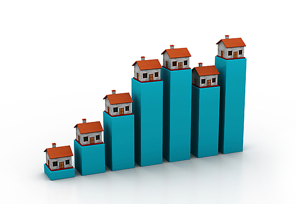 포토 JPG 해외이미지 무료이미지 그래프 주택 사람없음 금융 경제 3D 막대그래프 해외202004 해외포토 건물 디지털합성 파일형식