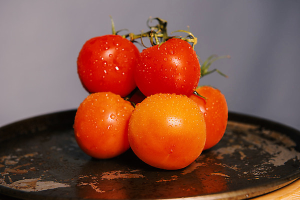 포토 JPG 해외이미지 1 음식 조각 토마토 채소 재료 쟁반 사람없음 빨간색 초록색 물 금속 젖음 신선 케첩 구성 숙성 해외202004 해외포토 자연요소 컬러 재질 소스_음식 파일형식