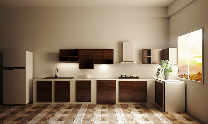 포토 JPG 해외이미지 무료이미지 가구 창문 주택 사람없음 내부 목재 장식 3D 주방 방 고급 오븐 싱크대 해외202004 해외포토 나무 생활용품 컨셉 재료 건물 가전제품 디지털합성 개수대 파일형식 무료콘텐츠