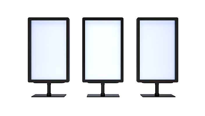 포토 JPG 해외이미지 무료이미지 배너 광고판 사람없음 3D 스크린 공백 판넬 흰배경 해외202004 해외포토 백그라운드 알림판 흰색 디지털합성 판 파일형식 무료콘텐츠