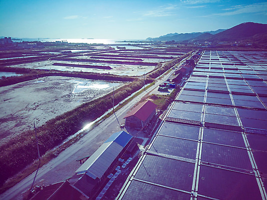 포토 JPG 주간 여행 한국 풍경 사람없음 야외 하이앵글 가을 항공촬영 곰소염전 국내여행 전경 국내포토 자연요소 계절 아시아 뷰포인트 부안 염전 파일형식 탑뷰