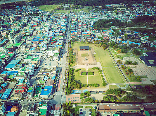 포토 JPG 주간 여행 한국 풍경 사람없음 야외 하이앵글 가을 항공촬영 국내여행 부여 부여정림사지 전경 국내포토 자연요소 계절 아시아 뷰포인트 충청남도 파일형식 탑뷰