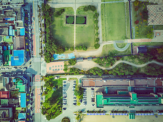 포토 JPG 주간 여행 한국 풍경 사람없음 야외 하이앵글 가을 항공촬영 국내여행 부여 부여정림사지 전경 국내포토 자연요소 계절 아시아 뷰포인트 충청남도 파일형식 탑뷰