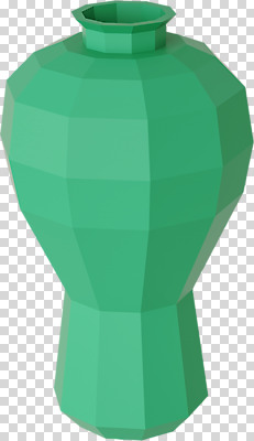 편집 편집이미지 누끼 사람없음 연두색 한개 3D소스 3D 도자기 디지털합성 오브젝트 PNG 고려청자 청자 폴리곤 로우폴리 편집소스 1 초록색 파일형식