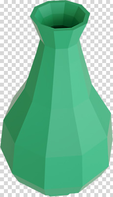 편집 편집이미지 누끼 사람없음 연두색 한개 3D소스 3D 도자기 디지털합성 오브젝트 PNG 고려청자 청자 폴리곤 로우폴리 편집소스 1 초록색 파일형식