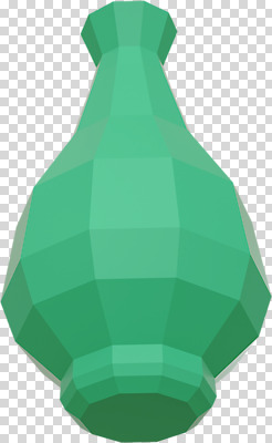 편집 편집이미지 누끼 사람없음 연두색 한개 3D소스 3D 도자기 디지털합성 오브젝트 PNG 고려청자 청자 폴리곤 로우폴리 편집소스 1 초록색 파일형식