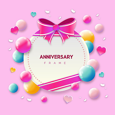 리본 분홍색 일러스트 프레임 이벤트 사람없음 하트 축하 구슬 프레임일러스트 국내일러스트 AI파일 모양 컬러 컨셉 파일형식 벡터