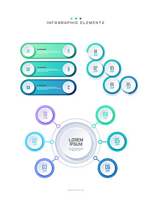 일러스트 비즈니스 그래프 사람없음 그래픽 초록색 세트 인포그래픽 원형 심플 엘리먼트 회의자료 국내일러스트 AI파일 도형 컬러 자료 파일형식 벡터