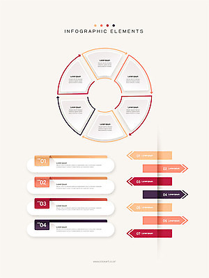화살표 일러스트 비즈니스 그래프 사람없음 그래픽 세트 컬러풀 인포그래픽 심플 엘리먼트 회의자료 국내일러스트 AI파일 컬러 자료 파일형식 벡터