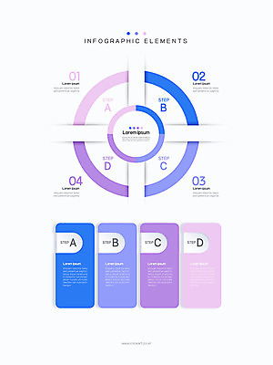 일러스트 비즈니스 그래프 사람없음 그래픽 세트 컬러풀 인포그래픽 원형 심플 엘리먼트 회의자료 국내일러스트 AI파일 도형 컬러 자료 파일형식 벡터