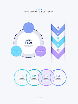 화살표 일러스트 비즈니스 그래프 사람없음 그래픽 파란색 세트 인포그래픽 원형 심플 엘리먼트 회의자료 국내일러스트 AI파일 도형 컬러 자료 파일형식 벡터