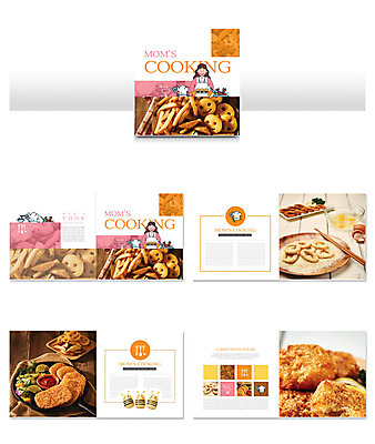 템플릿 여자 ZIP 음식 리플렛 분홍색 젓가락 엄마 요리 팜플렛 성인 두명 튀김 감자튀김 주먹밥 오징어튀김 성인여자만 인디자인 INDD 이미지템플릿 컬러 가족 밥 감자 수저 사람 여자만 성인만 파일형식