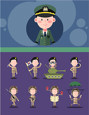 아이콘 직업 남자 한명 쌍안경 군인 태극기 군복 플랫아이콘 탱크 낙하산 무전기 경례 무전 얼굴없음 직업아이콘 2D아이콘 AI파일 1 유니폼 통신 무선통신 사람 망원경 인사 국기 국군 파일형식 벡터