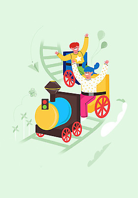 전신 구름 여자 남자 어린이 나비 일러스트 두명 초록색 기찻길 기차 종이비행기 바람개비 풍선 키즈카페 어린이만 국내일러스트 AI파일 자연요소 육상교통 컬러 곤충 대중교통 사람 카페 종이접기 파일형식 벡터