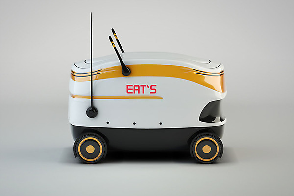 PSD 편집 편집이미지 음식 사람없음 3D소스 3D 스마트 로봇 배송 입체 디지털합성 오브젝트 택배 도우미 배달음식 편집소스 자율주행 무인택배 이미지편집 편집3D 컨셉 운전 운송업 배달 무인기계 파일형식 4차산업