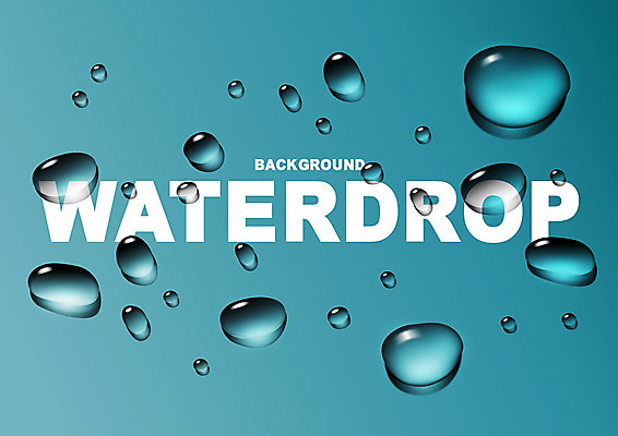 영어 백그라운드 패턴 일러스트 타이포그라피 사람없음 물 물방울 액체 이슬 청록색 국내일러스트 AI파일 자연요소 문자 컬러 무늬 파일형식 벡터