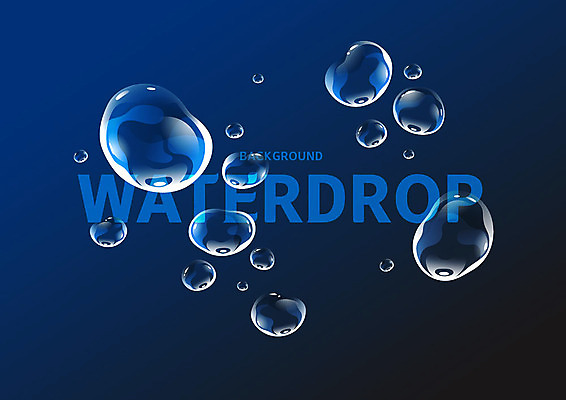 영어 백그라운드 패턴 일러스트 타이포그라피 사람없음 물 물방울 액체 이슬 남색 국내일러스트 AI파일 자연요소 문자 컬러 무늬 파일형식 벡터