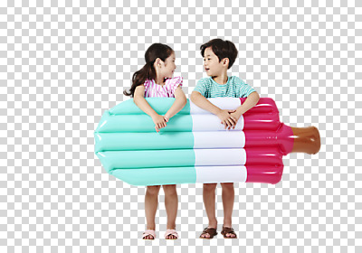 전신 편집 편집이미지 여자 남자 어린이 서기 들기 누끼 사람 소녀 소년 두명 앞모습 여름 여름휴가 바캉스 마주보기 유치원생 한국인 잡기 즐거움 튜브 PNG 어린이만 편집소스 계절 감정 뷰포인트 모션 휴가 동양인 파일형식 여름_계절