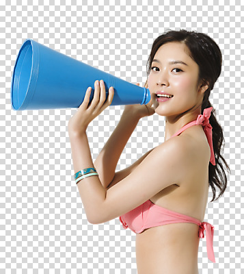 편집 편집이미지 여자 포즈 바캉스용품 한명 서기 들기 누끼 사람 상반신 20대 성인 옆모습 여름 여름휴가 바캉스 비키니 섹시 확성기 외침 한국인 몸매 PNG S라인 의료성형뷰티 성인여자한명만 편집소스 1 계절 수영복 뷰포인트 컨셉 모션 휴가 동양인 청년 소리 오브젝트 여자한명만 성인여자만 파일형식 여름_계절