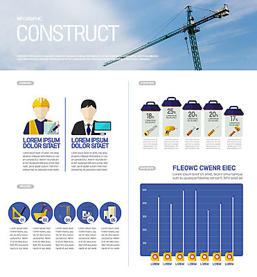 건축 일러스트 통계 그래프 건설업 줄자 사람없음 파란색 인포그래픽 장비 공구 드라이버 기중기 국내일러스트 AI파일 산업 컬러 자 도구 중장비 파일형식 벡터