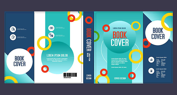템플릿 표지디자인 북디자인 출판디자인 교육 표지 선 패턴 북커버 사람없음 책 컬러풀 원형 에듀 에듀케이션 스쿨팩 책날개 표지샘플 이미지템플릿 AI파일 도형 컬러 무늬 파일형식 벡터