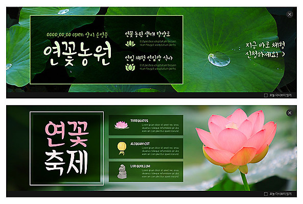 PSD 템플릿 배너 ZIP 웹템플릿 연꽃 사람없음 초록색 농장 체험 연잎 생태공원 연꽃축제 이벤트배너 탐방 웹배너 빅배너 이미지템플릿 공원 꽃 컬러 컨셉 잎 농업 꽃축제 파일형식