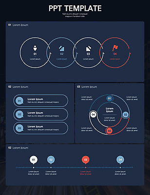 화살표 선 일러스트 그래프 사람없음 그래픽 인포그래픽 정보 원형 남색 엘리먼트 국내일러스트 AI파일 도형 컬러 파일형식 벡터