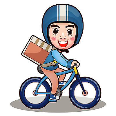 전신 남자 일러스트 직업캐릭터 한명 사람 성인 자전거 배달원 헬멧 배송 배달상자 성인남자한명만 일러캐릭터 AI파일 직업 캐릭터 1 상자 바이크 보호장비 남자한명만 성인남자만 파일형식 벡터