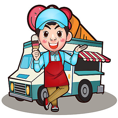 전신 모자 남자 일러스트 아이스크림 직업캐릭터 한명 들기 사람 성인 앞치마 가리킴 판매원 푸드트럭 성인남자한명만 일러캐릭터 AI파일 직업 캐릭터 1 잡화 모션 디저트 손짓 트럭 남자한명만 성인남자만 파일형식 벡터