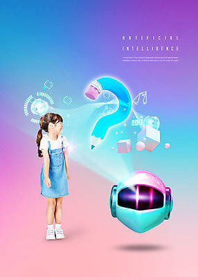 전신 PSD 편집이미지 여자 교육 어린이 상상 한명 웃음 빛 컬러풀 연필 한국인 물음표 체험 로봇 네온 소녀한명만 AI_인공지능 이미지편집 1 기호 컬러 컨셉 학용품 표정 사람 동양인 필기구 여자한명만 소녀만 파일형식