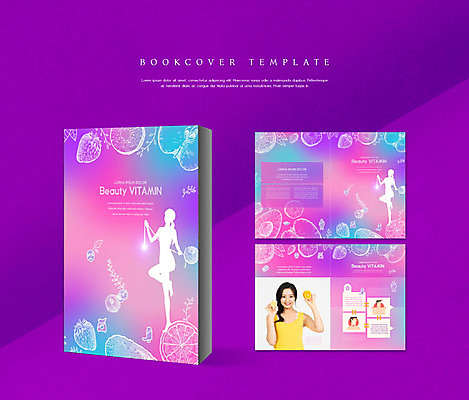 PSD 템플릿 표지디자인 북디자인 출판디자인 여자 표지 실루엣 ZIP 내지 리플렛 다이어트 북커버 오렌지 과일 건강 한명 웃음 팜플렛 20대 성인 뷰티 보라색 한국인 다채 성인여자한명만 이미지템플릿 1 컬러 채소 촬영기법 표정 사람 동양인 청년 여자한명만 성인여자만 파일형식