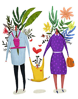 전신 PSD 식물 여자 남자 꽃 행복 어린이 가방 일러스트 가족 사랑 사람 여러명 성인 일상 손잡기 유치원 자녀 하트 풀 즐거움 외출 아기띠 국내일러스트 모양 잡화 교육 감정 다수 관계 모션 라이프 아기용품 파일형식