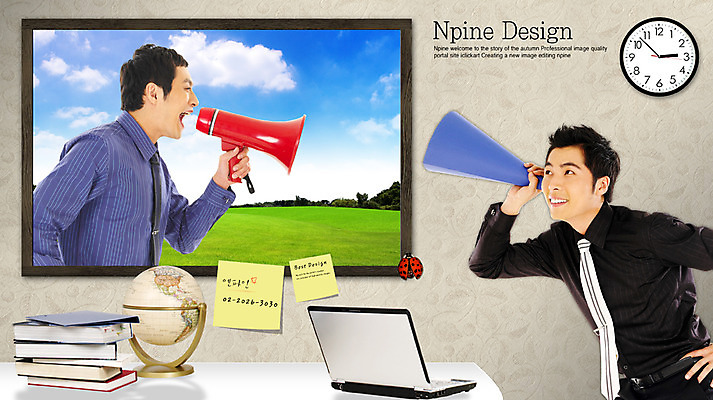 PSD 구름 편집이미지 직업 디자인 남자 시계 비즈니스 부분 관계 탁자 하늘 사람 잔디 초원 상반신 20대 두명 책 30대 비즈니스라이프 노트북 컴퓨터 청춘 지구본 확성기 직장인 비즈니스맨 알림 책상 벽시계 동료 디지털합성 남자만 성인남자만 성인만 이미지편집 자연요소 식물 라이프스타일 가구 컨셉 청년 장년 전자제품 파일형식