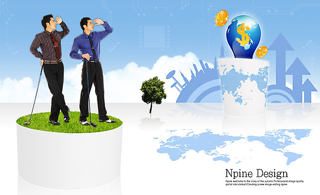 전신 PSD 편집이미지 직업 디자인 응시 남자 화살표 지구 지도 골프 비즈니스 관계 협력 사람 잔디 초원 20대 두명 30대 경제 비즈니스라이프 청춘 세계 직장인 비즈니스맨 동료 디지털합성 남자만 성인남자만 성인만 이미지편집 식물 라이프스타일 시선 컨셉 청년 장년 구기 파일형식