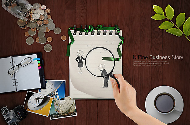 편집이미지 직업 라이프스타일 잡화 커피 음료 잎 돈 문구용품 잔 사람 신체부위 전자제품 사무용품 공책 재산 오브젝트 파일형식 직장인 비즈니스 비즈니스라이프 손 디지털합성 디자인 스프링노트 돋보기 커피잔 기념사진 다이어리 동전 나뭇잎 안경 카메라 PSD 이미지편집