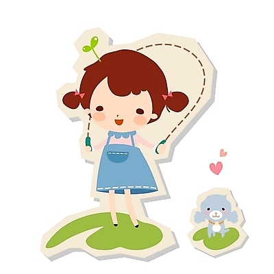 EPS 전신 캐릭터 여자 반려견 초등학생 어린이 일러스트 건강 한명 사람 소녀 라이프 친구 운동 새싹 귀여움 희망 하트 강아지 줄넘기 여자만 여자한명만 어린이만 소녀만 소녀한명만 일러캐릭터 모양 식물 1 학생 감정 컨셉 관계 생활 반려동물 개 파일형식 벡터