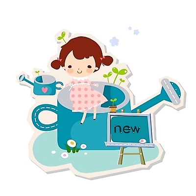 EPS 캐릭터 여자 초등학생 어린이 일러스트 안내 알림판 한명 사람 소녀 라이프 새싹 귀여움 희망 봄 물뿌리개 뉴스 알림 여자만 여자한명만 어린이만 소녀만 소녀한명만 소식_알림 일러캐릭터 식물 1 학생 계절 감정 컨셉 생활 파일형식 벡터