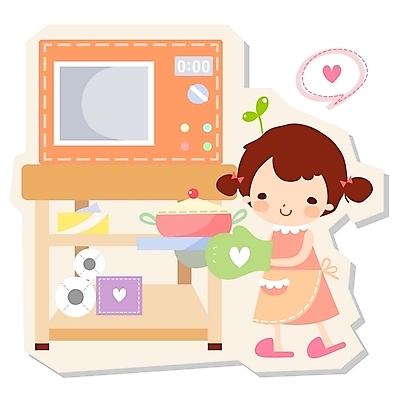 EPS 캐릭터 여자 초등학생 어린이 가사 일러스트 요리 한명 사람 소녀 라이프 새싹 귀여움 주방 희망 화장지 전자레인지 냄비 여자만 여자한명만 어린이만 소녀만 소녀한명만 일러캐릭터 식물 1 학생 감정 컨셉 생활 가전제품 레인지 솥 파일형식 벡터