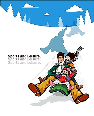 EPS 주간 나무 구름 라이프스타일 계절 여자 남자 실루엣 스포츠 겨울 일러스트 가족 모션 놀이 레저 그림자 사람 취미 야외 라이프 생활 세명 레포츠 운동 하락 썰매 눈썰매장 국내일러스트 자연요소 식물 컨셉 관계 촬영기법 건강 파일형식 벡터