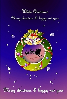 EPS 템플릿 계절 기념일 백그라운드 크리스마스장식 크리스마스 겨울 카드템플릿 하늘 크리스마스용품 크리스마스카드 사람없음 화환 종 눈 오브젝트 팬시 이미지템플릿 카드프레임 자연요소 꽃 날씨 카드_감사 프레임 이벤트 용품 파일형식 벡터