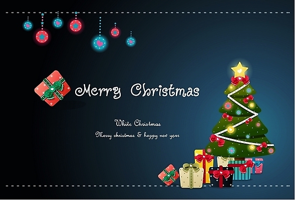 EPS 템플릿 계절 기념일 백그라운드 크리스마스장식 크리스마스 겨울 카드템플릿 크리스마스용품 크리스마스카드 선물 사람없음 장식 크리스마스트리 오브젝트 팬시 이미지템플릿 카드프레임 카드_감사 프레임 이벤트 용품 파일형식 벡터